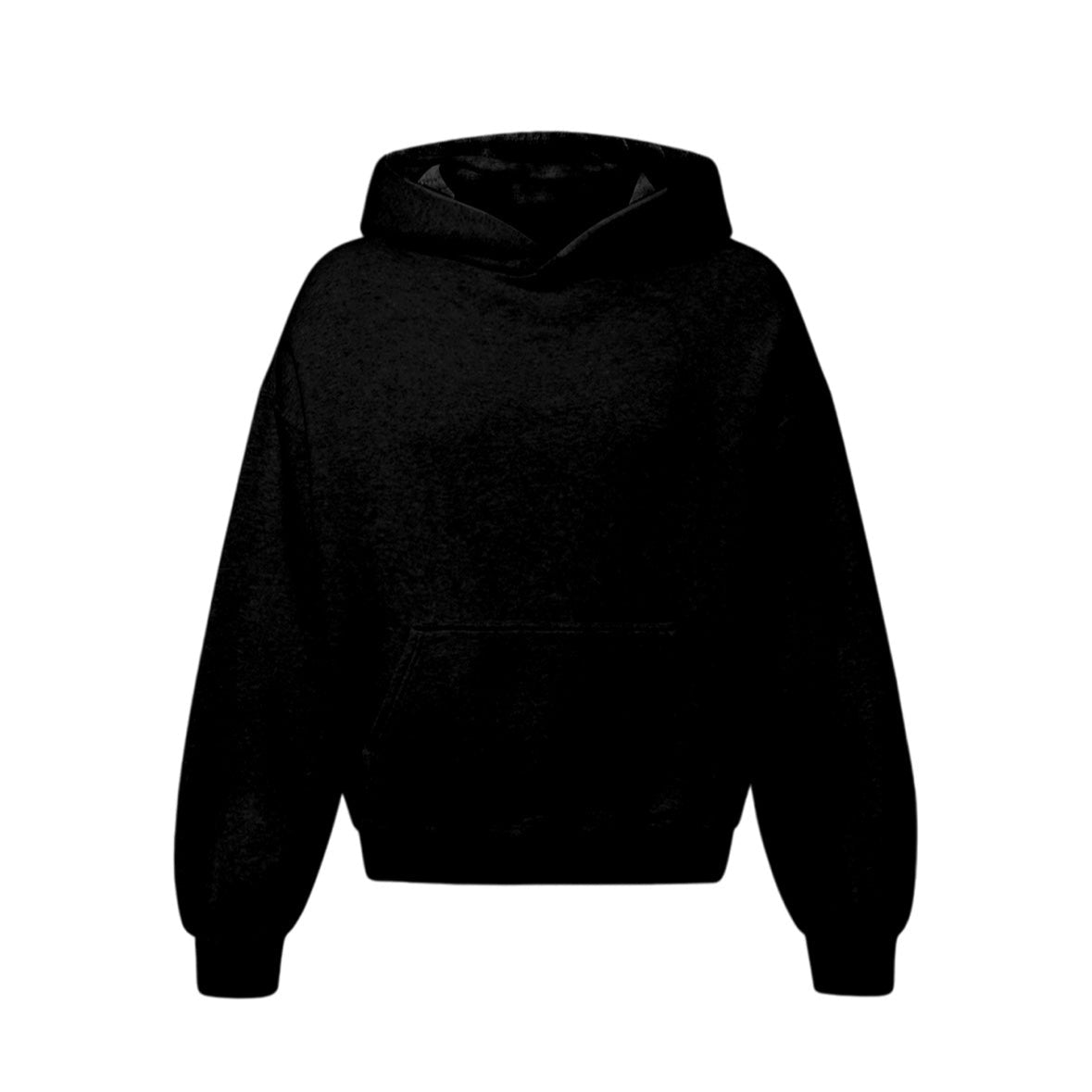 Jet-Black Mega Hoodie