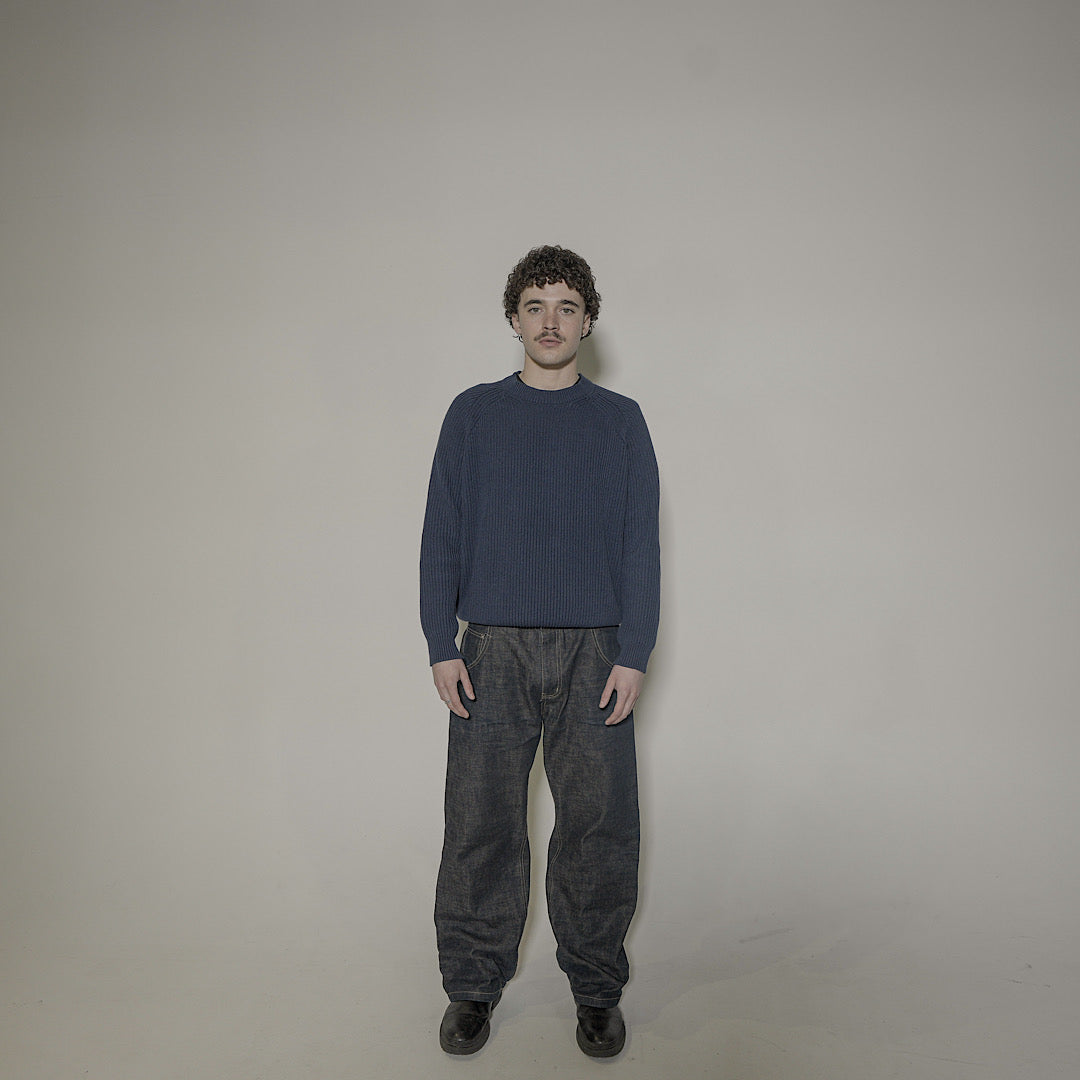 Navy Heavyweight Knit