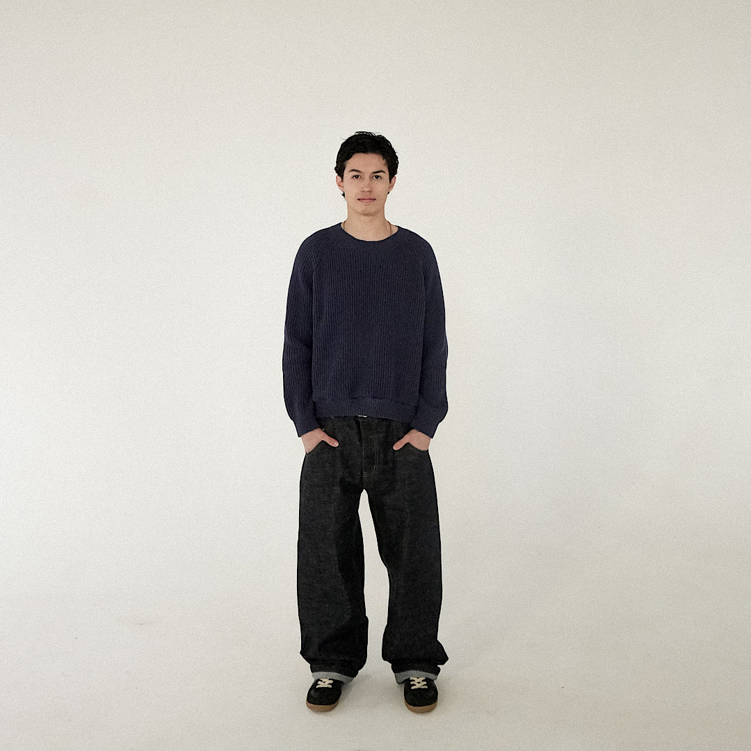 Navy Heavyweight Knit