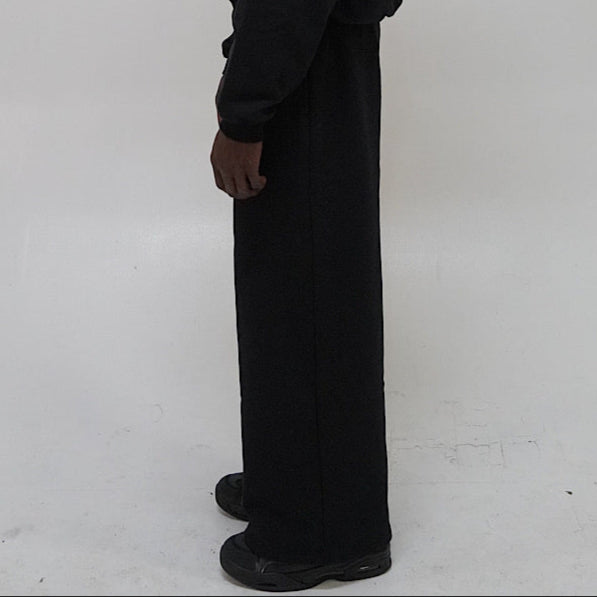 Jet-Black Mega Sweatpants