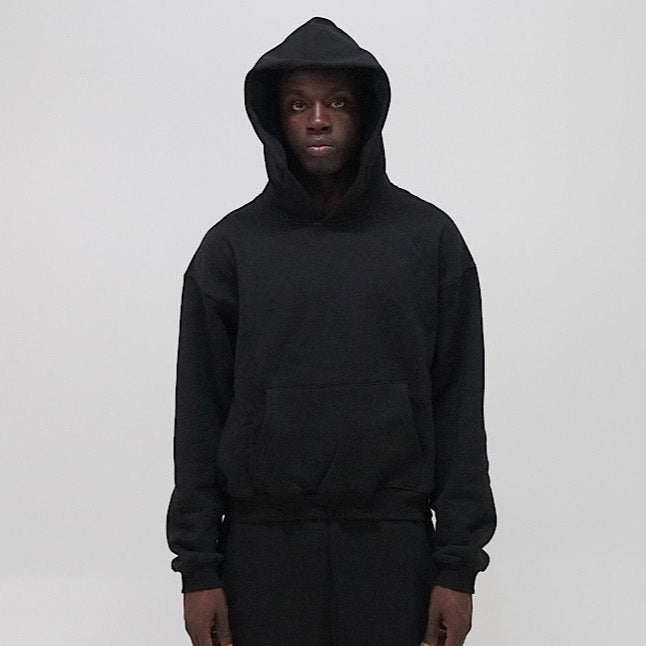 Jet-Black Mega Hoodie