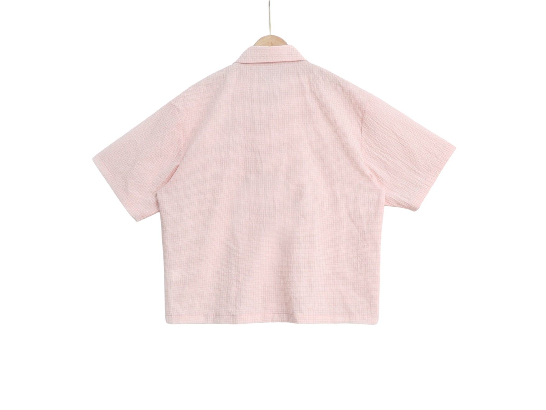 Pink Patched Button Up