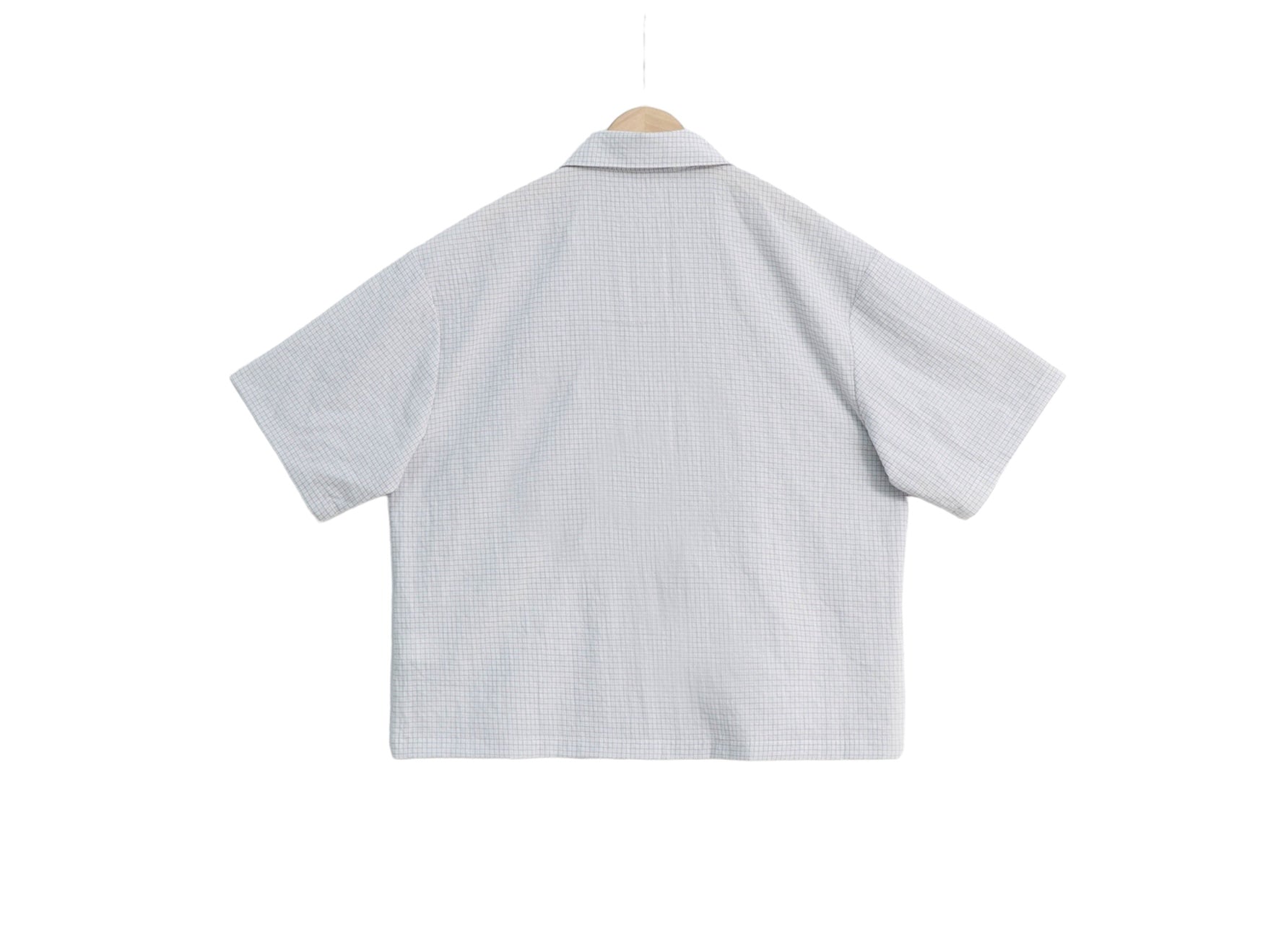 Grey Patched Button Up