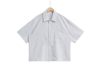 Grey Patched Button Up