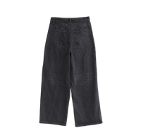 Washed Charcoal  Baggy Denim